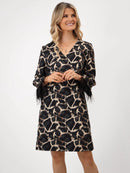 Taylor Dress - Black Print