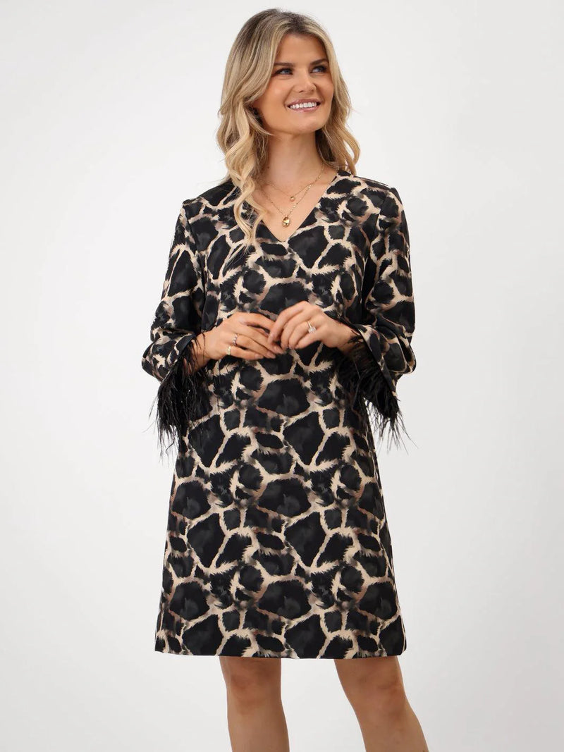 Taylor Dress - Black Print