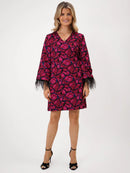Taylor Dress - Magenta Print