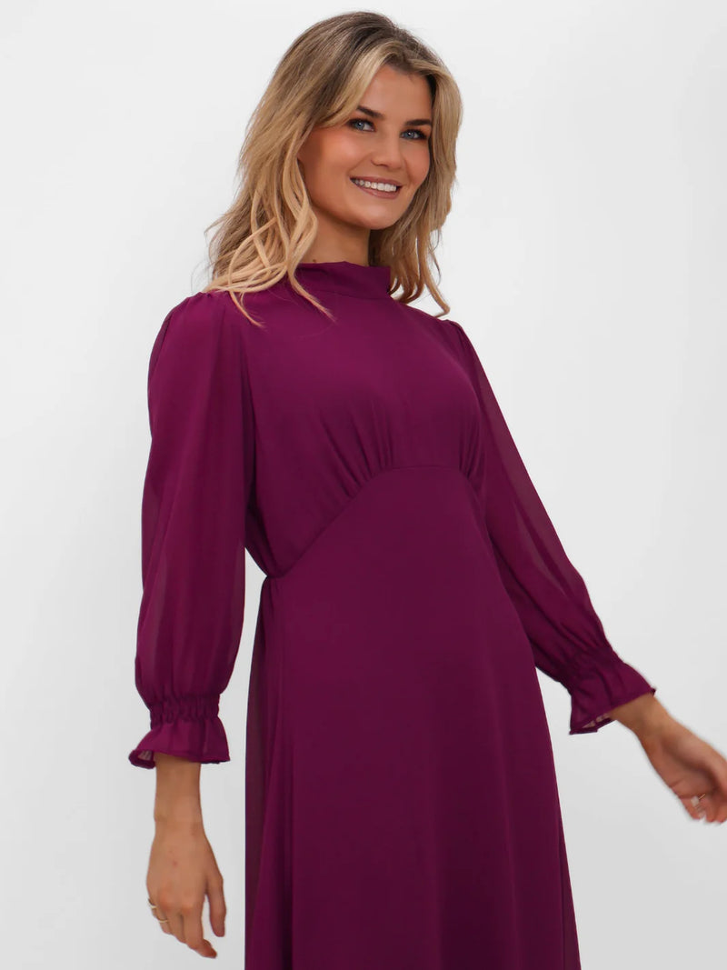 Tilly Dress - Burgundy