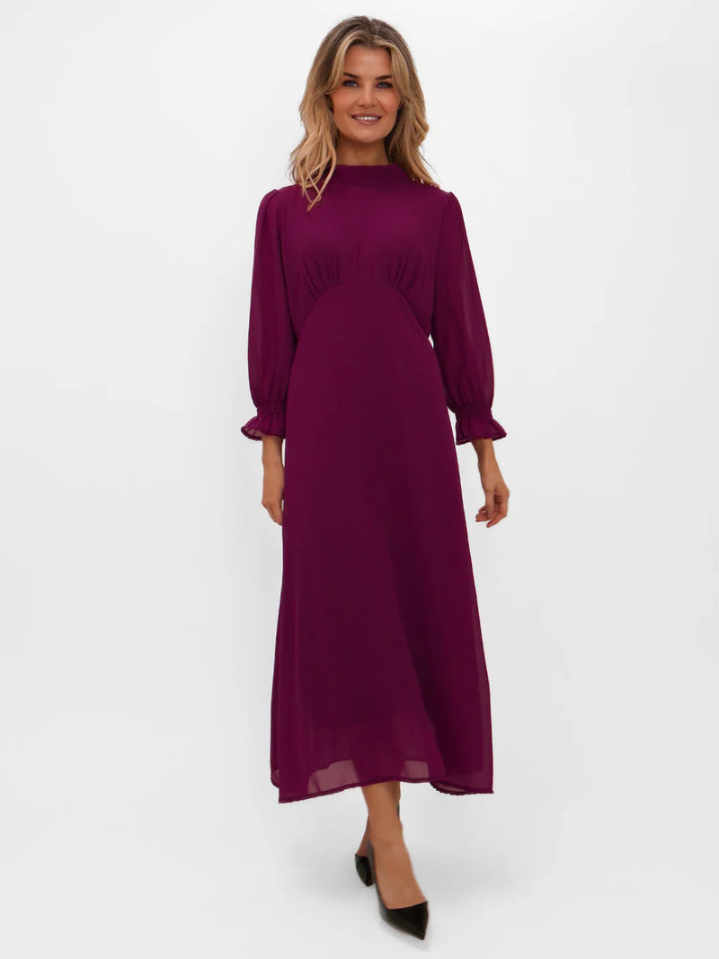 burgundy tilly dress Our Tilly Burgundy Bridesmaid Dress