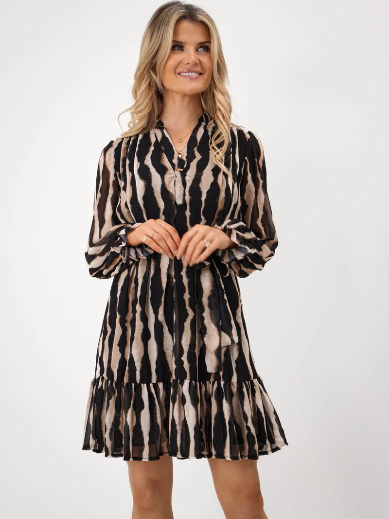 Venus Dress - Black Print