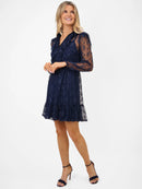Vicky Dress - Navy