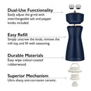 Kenton Interchangeable Salt/Pepper Mill - Persian Blue