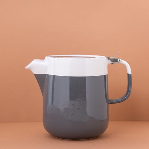 Barcelona Teapot 4 Cup - Cool Grey