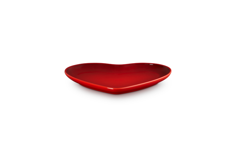 Heart Plate 23cm - Cerise