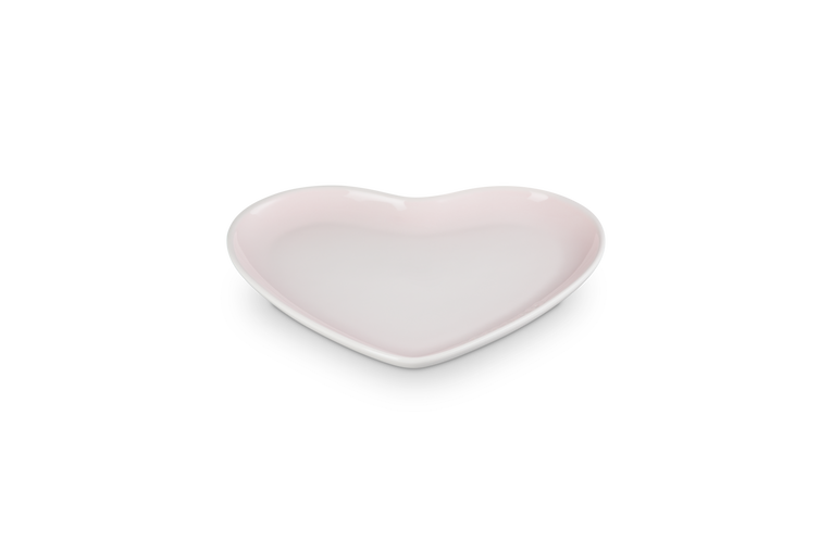 Heart Plate 23cm - Shell Pink