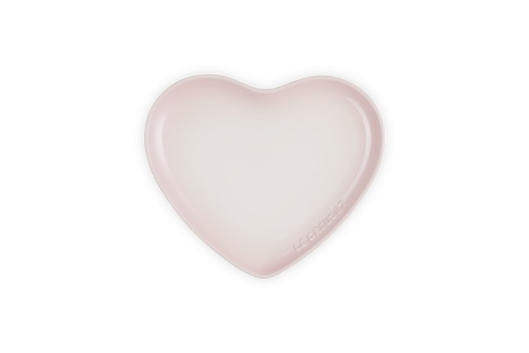 Heart Plate 23cm - Shell Pink