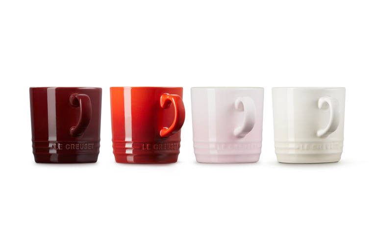 Petits Fours Set of 4 Cappuccino Mugs