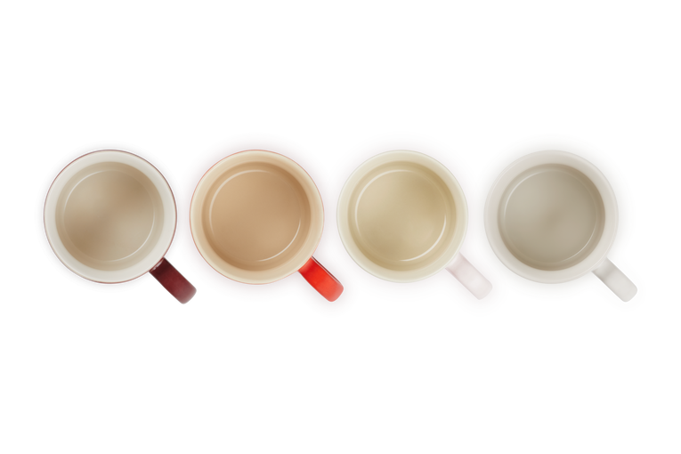 Petits Fours Set of 4 Cappuccino Mugs