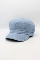Viscose Bakerboy Hat - Light Blue
