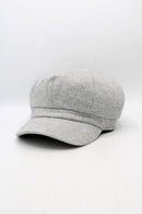 Viscose Bakerboy Hat - Grey