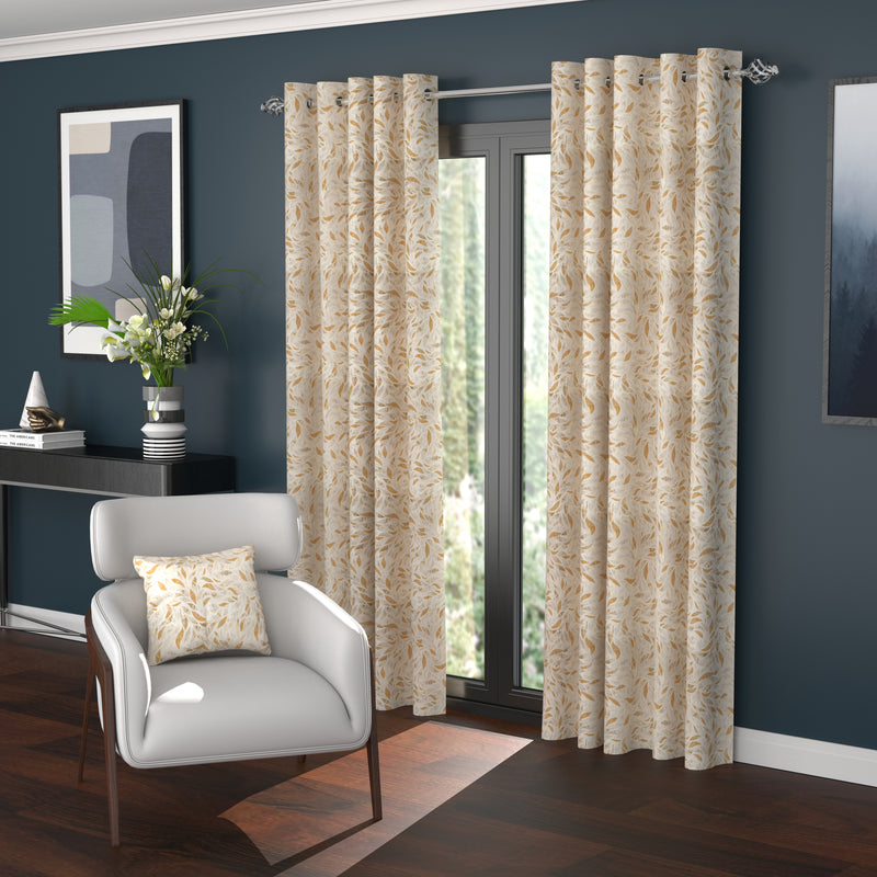 Lisbon Readymade Eyelet Curtains - Natural