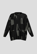 MARILLA TOP - Black/khaki