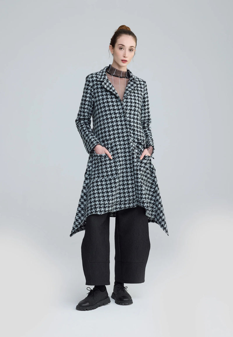 ZARIA KNITTED JACKET - Houndstooth