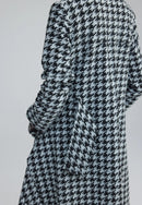 ZARIA KNITTED JACKET - Houndstooth
