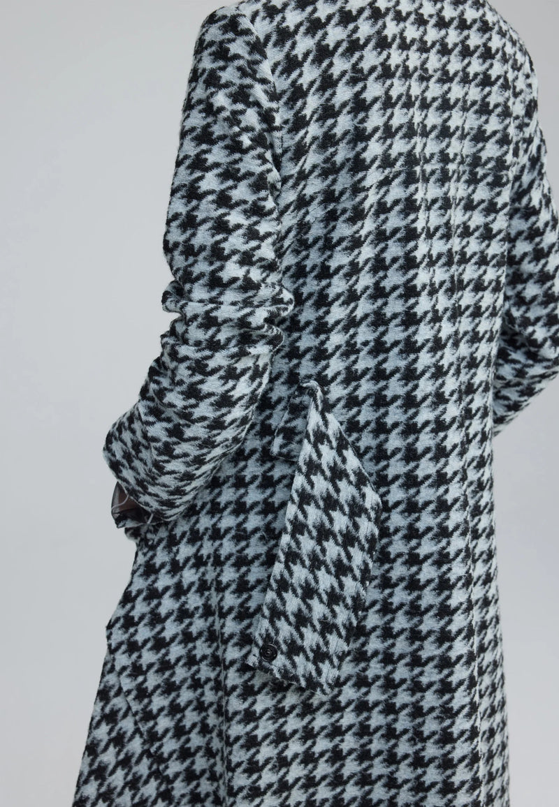 ZARIA KNITTED JACKET - Houndstooth