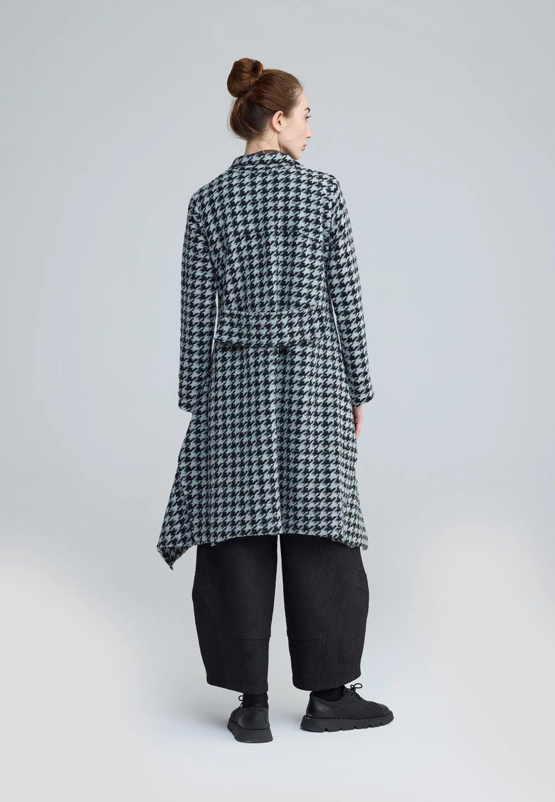 ZARIA KNITTED JACKET - Houndstooth