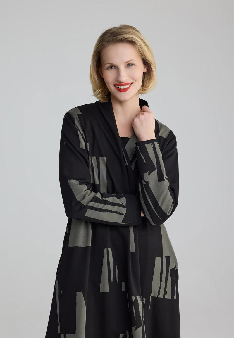 AQUALINA JACKET - Black/khaki