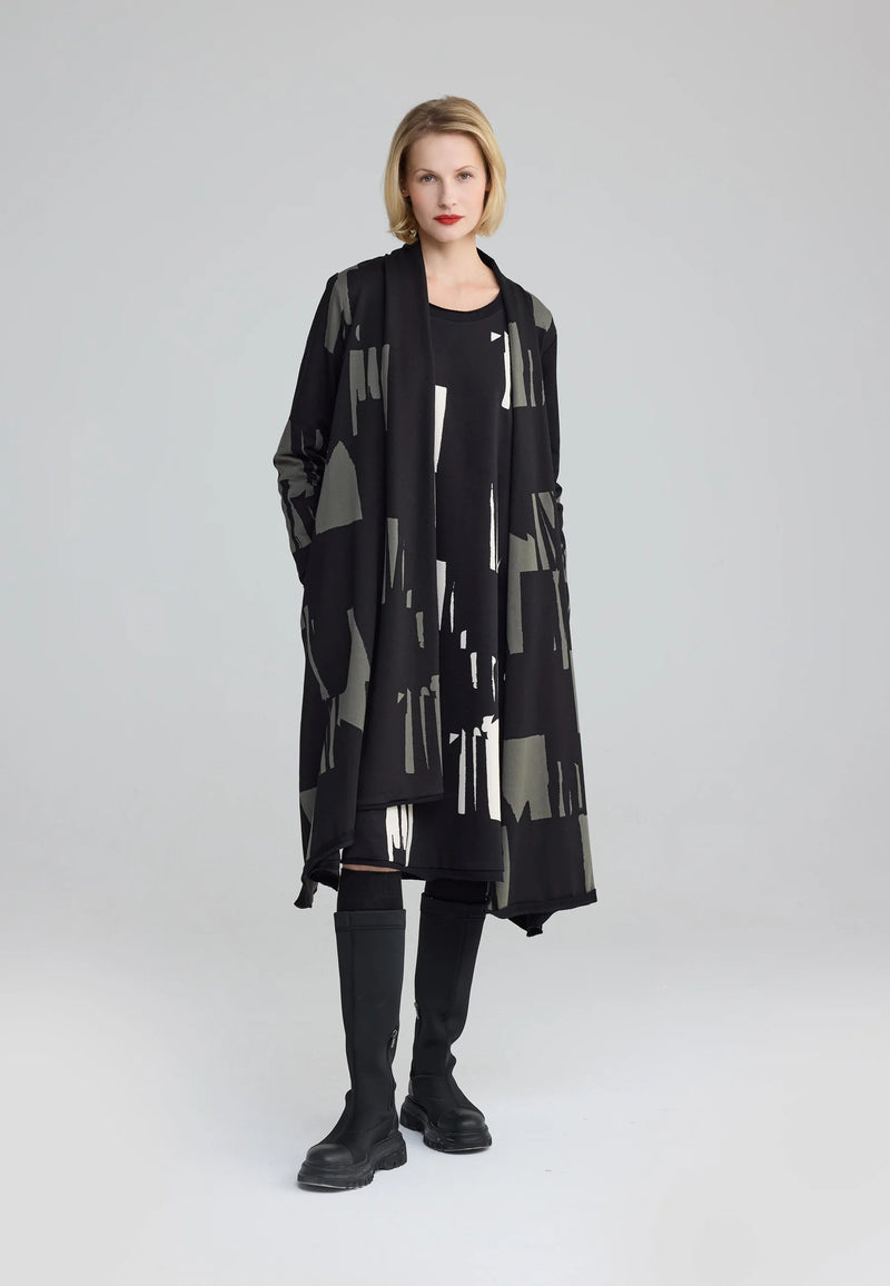 AQUALINA JACKET - Black/khaki