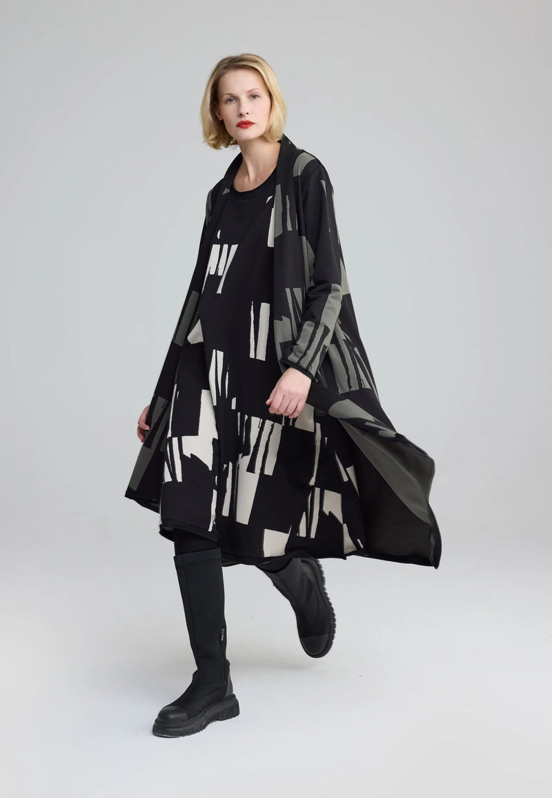 AQUALINA JACKET - Black/khaki