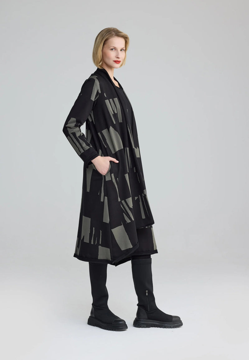 AQUALINA JACKET - Black/khaki