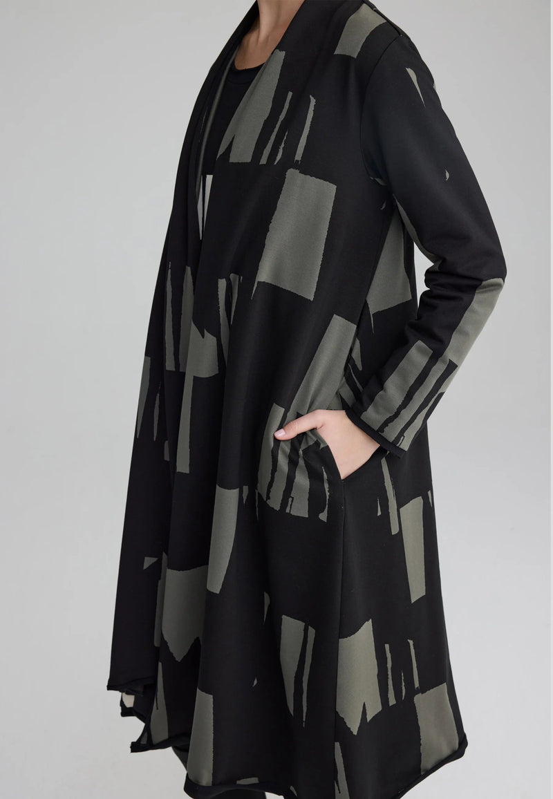 AQUALINA JACKET - Black/khaki