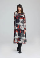 AISLINN DRESS - Black Print