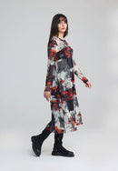 AISLINN DRESS - Black Print