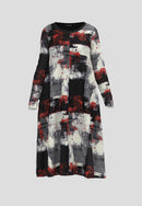 AISLINN DRESS - Black Print