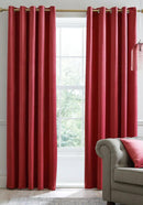Montrose Readymade Blackout Eyelet Curtains - Claret