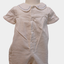 James Linen Romper - White