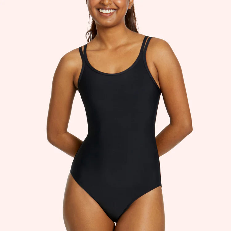 Teens Period Swimsuit - Black
