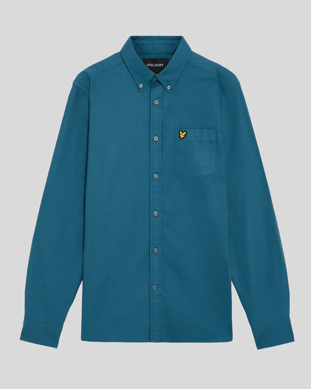 Plain Oxford Shirt - Deep Water