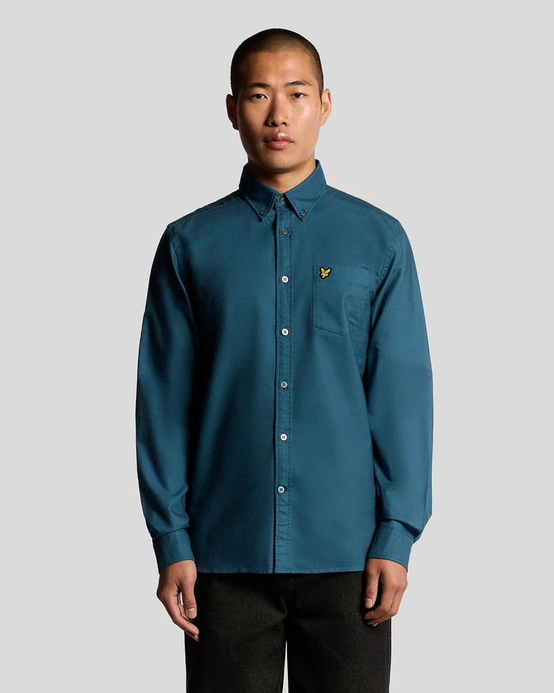 Plain Oxford Shirt - Deep Water
