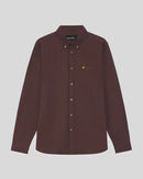 Plain Oxford Shirt - Expresso