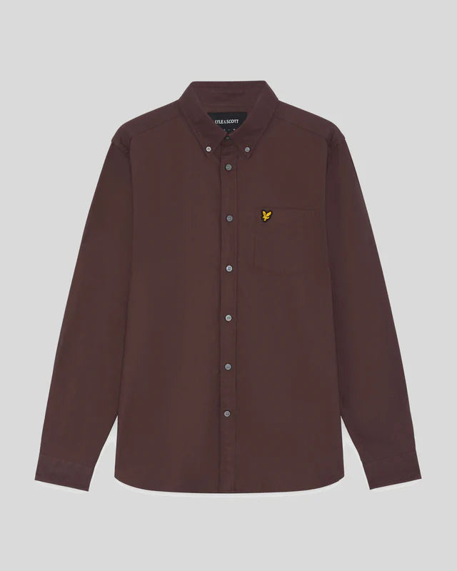 Plain Oxford Shirt - Expresso