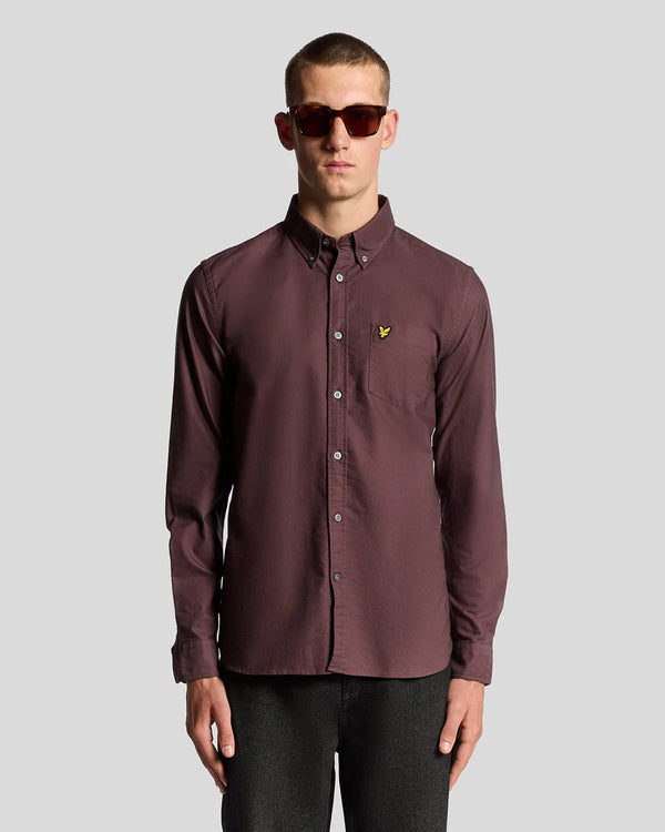 Plain Oxford Shirt - Expresso