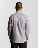 Plain Oxford Shirt - Ash Lilac