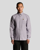 Plain Oxford Shirt - Ash Lilac