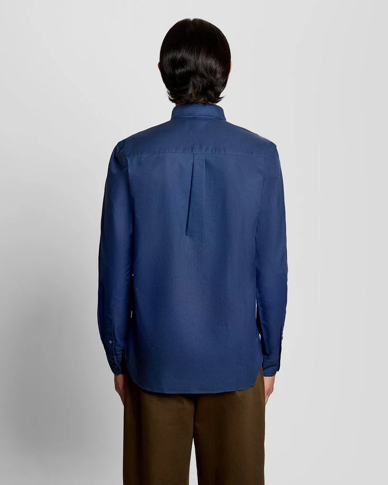 Plain Oxford Shirt - Night Sky