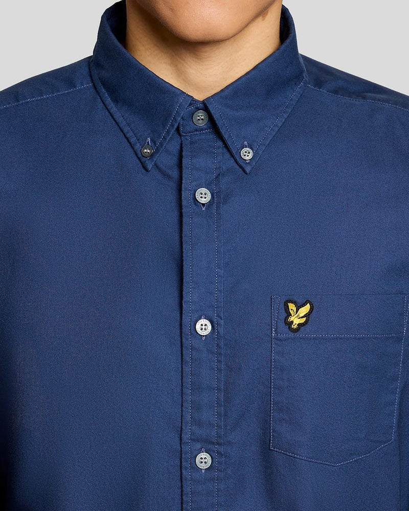Plain Oxford Shirt - Night Sky