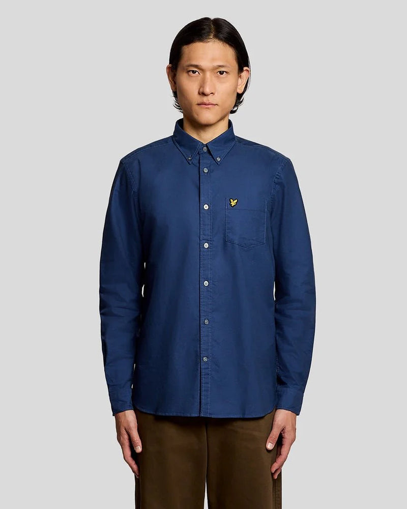 Plain Oxford Shirt - Night Sky