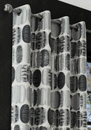 Latitude Onyx Eyelet Readymade Curtains - 90" x 90"
