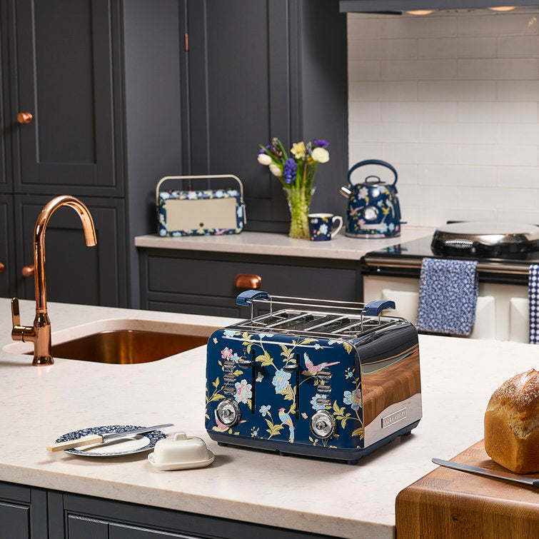 4 Slice Toaster - Blue