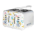 4 Slice Toaster - White