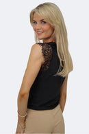 Lauren Lace Cami - Black