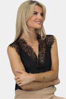 Lauren Lace Cami - Black