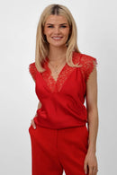 Lauren Lace Cami - Red