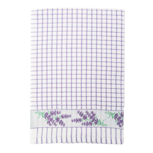 Poli-Dri Jacquard Lavender Tea Towel